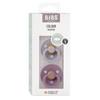 Bibs Pacifier 2 Pack, Fossil Grey/Mauve Symmetrical