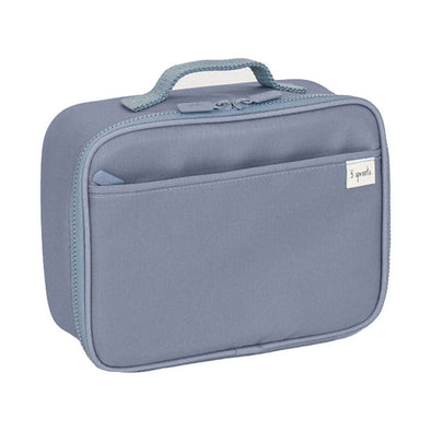 3 Sprouts Fabric Lunch Bag, Blue