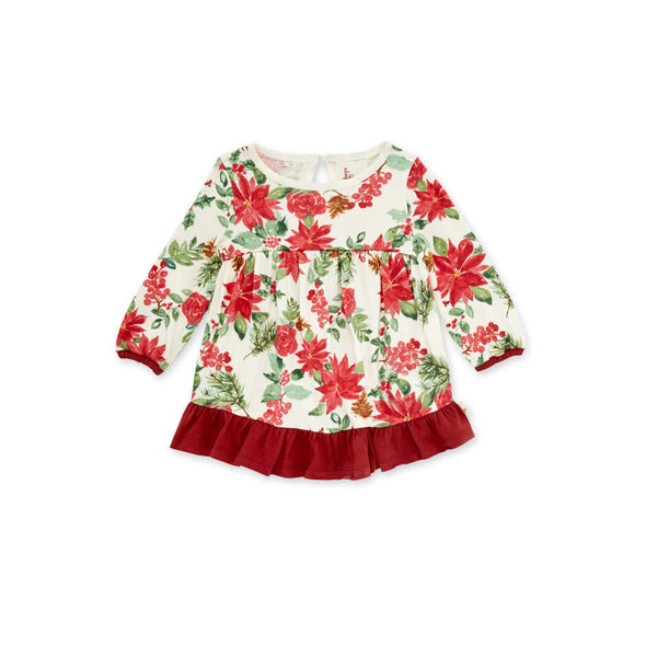 Burts Bees Holiday Floral Dress