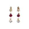 Great Pretenders Holiday Tree Clip On Earrings