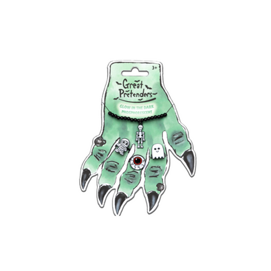 Great Pretenders Witch Hand Ring Card with Bracelet