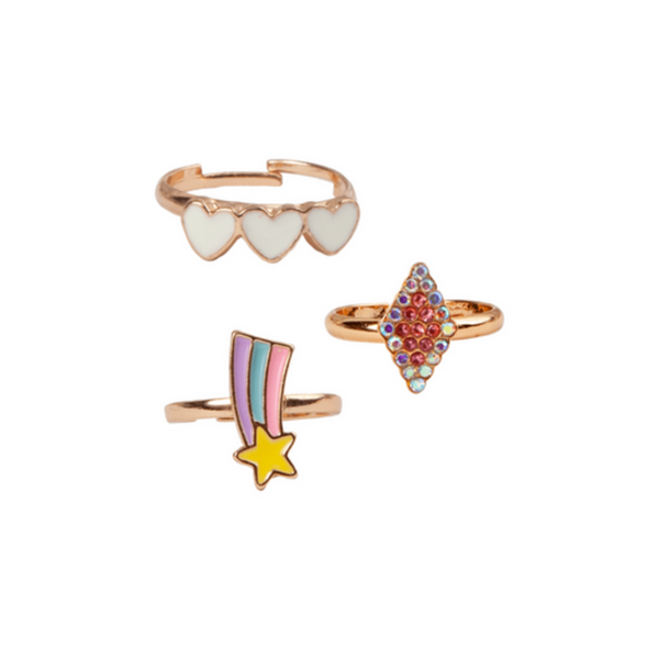 Great Pretenders Boutique Rings, Heart Star