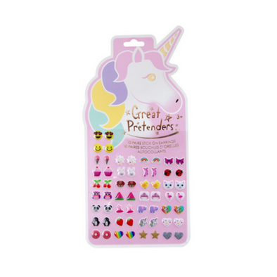 Great Pretenders Sticker Earrings, Unicorn