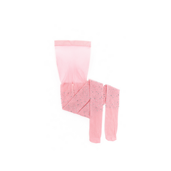 Great Pretenders Rhinestone Tights, Light Pink Size 3-8
