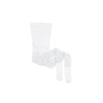 Great Pretenders Rhinestone Tights, White Size 3-8
