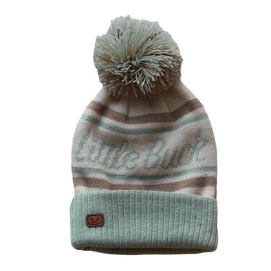 Little Buck Shop Backwoods Pom Toque, Misty Green