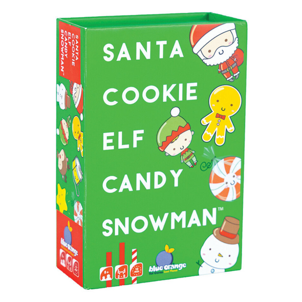 Blue Orange Santa Cookie Elf Candy Snowman