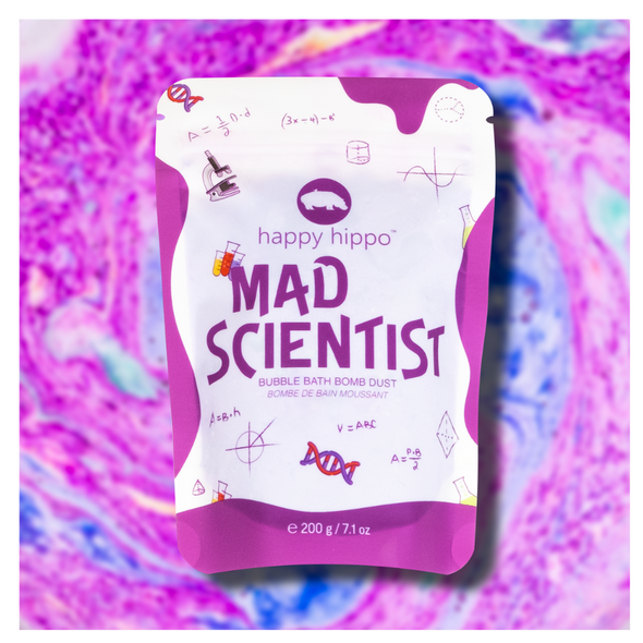 Happy Hippo Mad Scientist Bath Bomb Dust