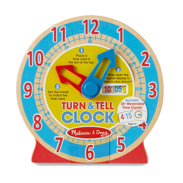 Melissa & Doug Turn and Tell Clock