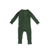 Loulou Lollipop Waffle Knit Sleeper, Spruce Green