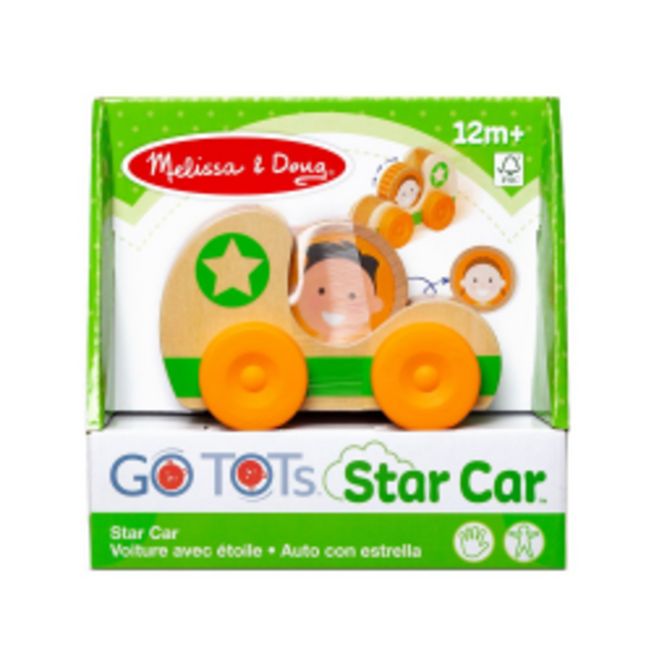 Melissa & Doug Go Tots Star Car Green