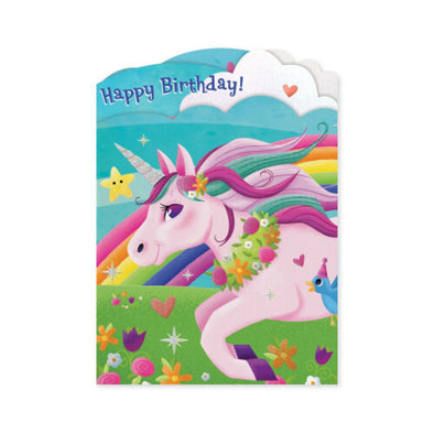 Unicorn Happy Birthday Card