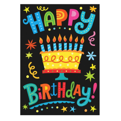 Happy Birthday Cake Card