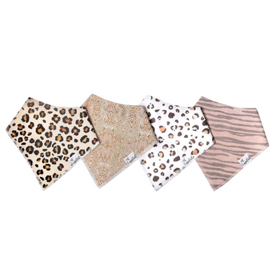 Copper Pearl Baby Bandana Bibs 4 Pack, Zara