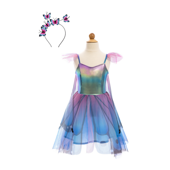 Great Pretenders Blue Butterfly Twirl Dress & Wings