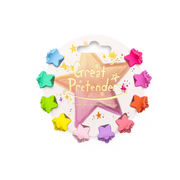 Great Pretenders Rainbow Star Mini Hairclips