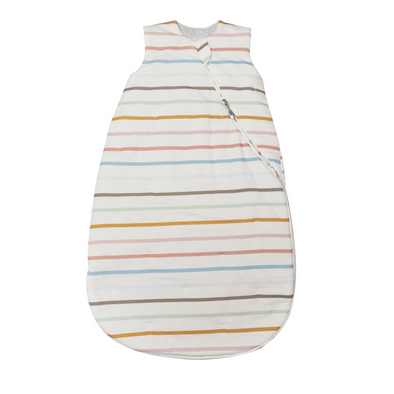 Loulou Lollipop Tencel Sleep Bag 1.0 TOG, Pastel Stripes