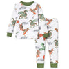 Burts Bees Tee & Pant PJ Set, Dragons Cloud