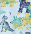 Burts Bees Tee & Pant PJ Set, Mega Dino Friends Glass