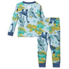 Burts Bees Tee & Pant PJ Set, Mega Dino Friends Glass