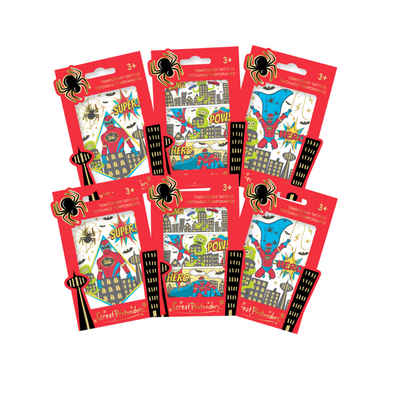 Great Pretenders Superhero Tattoo Single Assorted