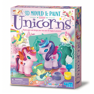 4M Mould & Paint Glitter Unicorns