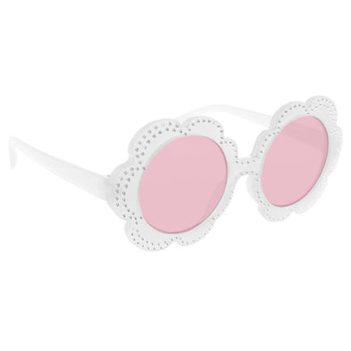 Stephen Joseph Fashion Sunglasses, White Flower