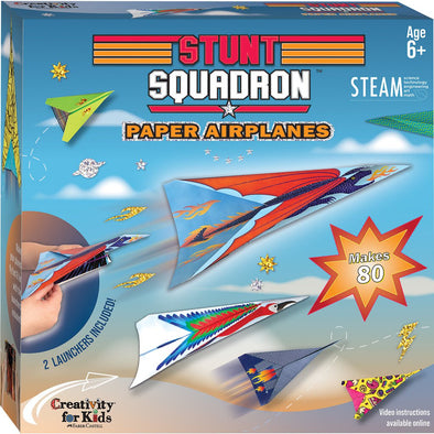 Creativity For Kids Stunt Squadron Paper Airplanes