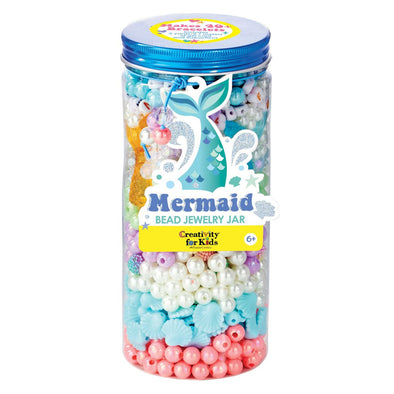 Creativity For Kids Bead Jewelry Jar, Mermaid