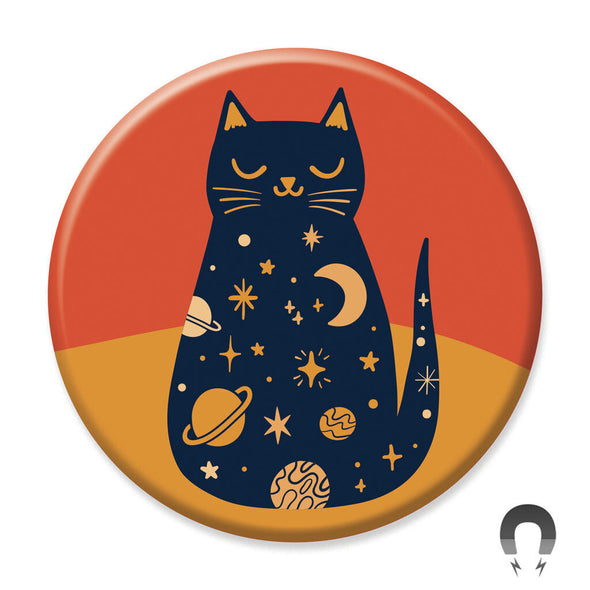 Badge Bomb Cosmic Kitty Magnet