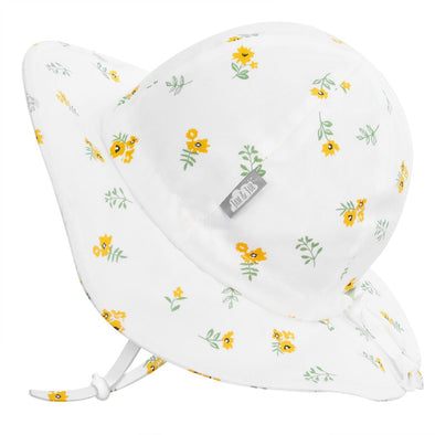 Jan & Jul Cotton Floppy Hat, Yellow Flower