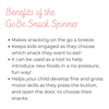 Gobe Original Snack Spinner, Blue