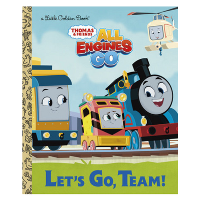 Little Golden Book Thomas, Lets Go, Team!