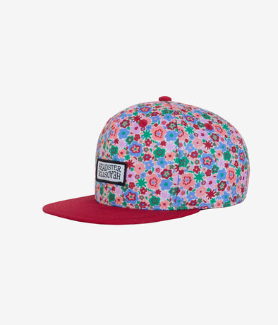 Headster Snapback, Floral Dream Merlot