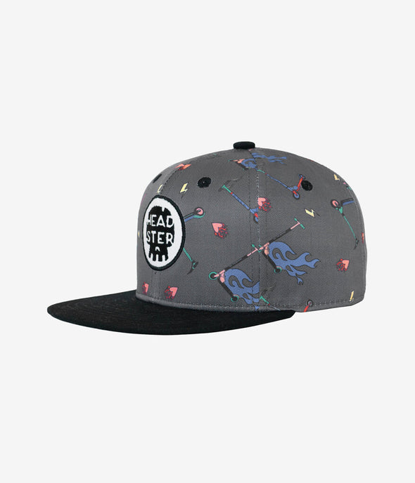 Headster Snapback, Fast Track Charcoal