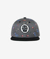 Headster Snapback, Fast Track Charcoal