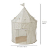 3 Sprouts Fabric Play Tent Castle, Blueberry Taupe (LOCAL PICKUP ONLY)