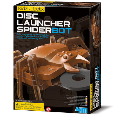Disc-Launching Spider Bot