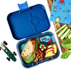 Yumbox Panino, Monte Carlo Blue with Racecars Tray