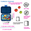 Yumbox Panino, Monte Carlo Blue with Racecars Tray