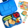 Yumbox Original, Surf Blue with Racecars Tray