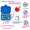 Yumbox Original, Surf Blue with Racecars Tray