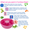 Yumbox Poke Bowl 4 Compartment, Guava Pink