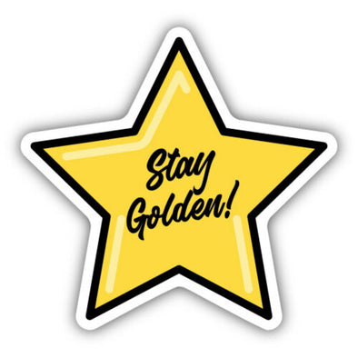 Stay Golden Star Sticker