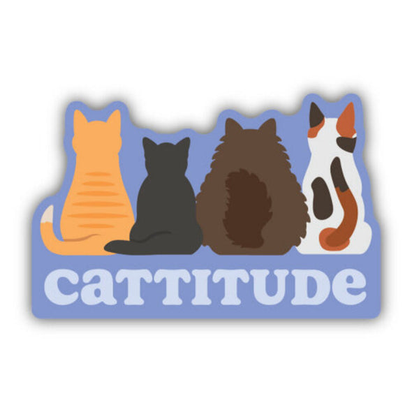 Cattitude Sticker