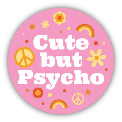 Cute But Psycho Sticker