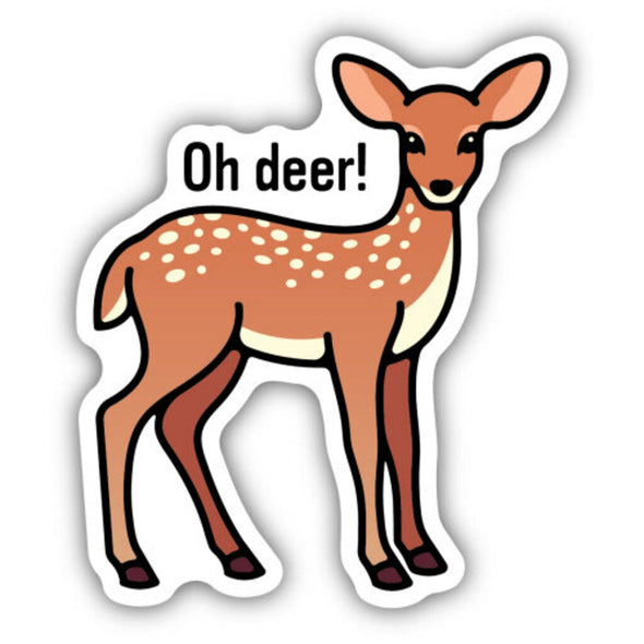 Oh Deer Fawn Sticker