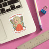 Dolly, Bigger the Hair Die Cut Sticker