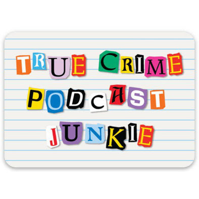 True Crime Die Cut Sticker