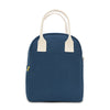 Fluf Zipper Lunch Bag, Classic Navy
